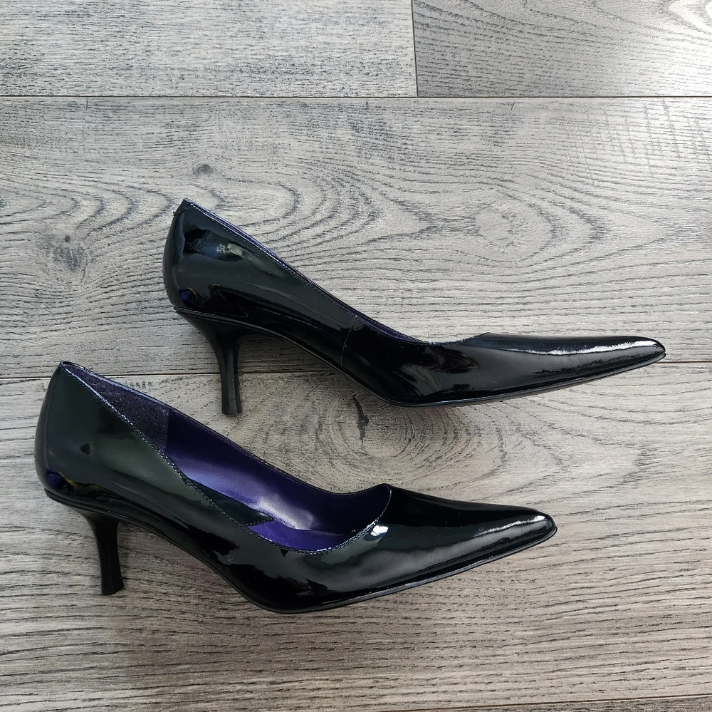 Nine West | Black Pointed Kitten Heels